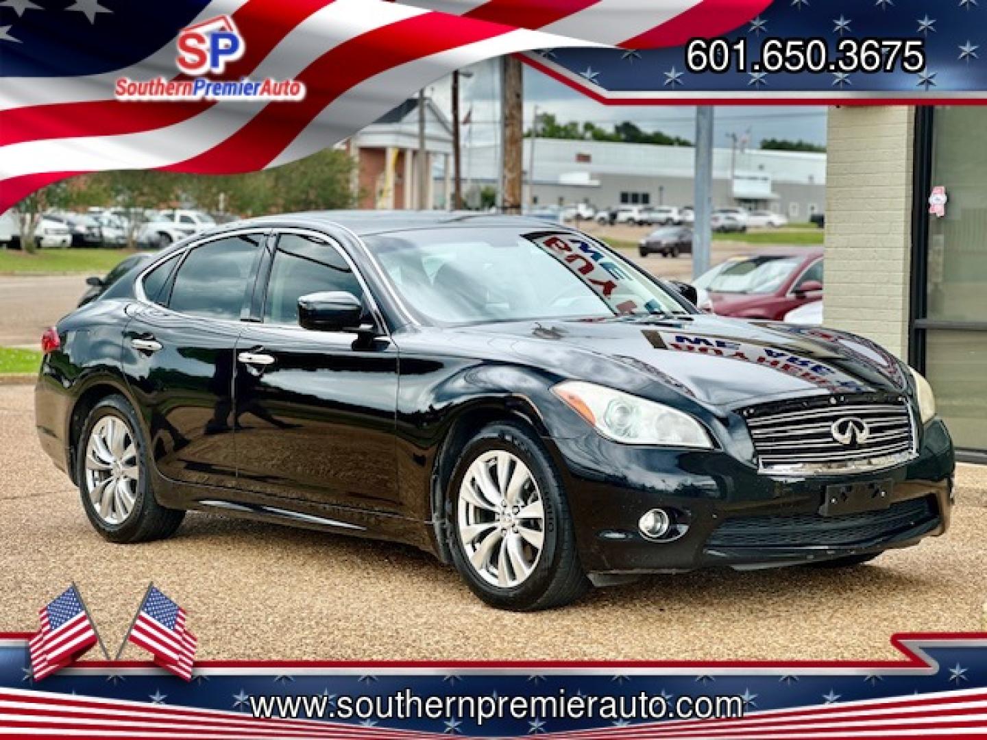 2012 BLACK INFINITI M37 BASE (JN1BY1AP6CM) , located at 922 W. Beacon St., Philadelphia, MS, 39350, (601) 650-3675, 32.770447, -89.127151 - Photo#0